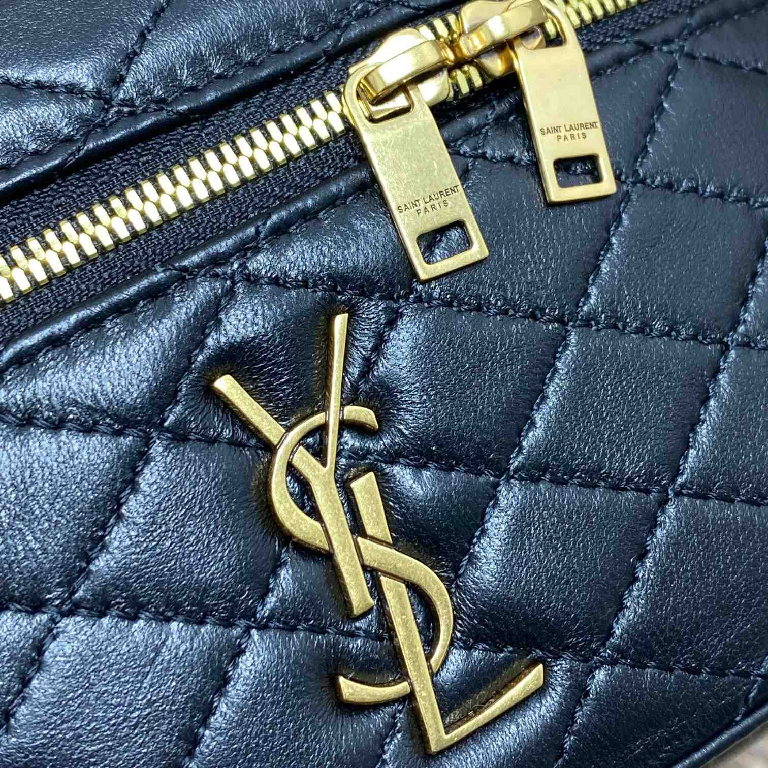 Saint Laurent Gaby Vanity Bag In Lambskin - DesignerGu