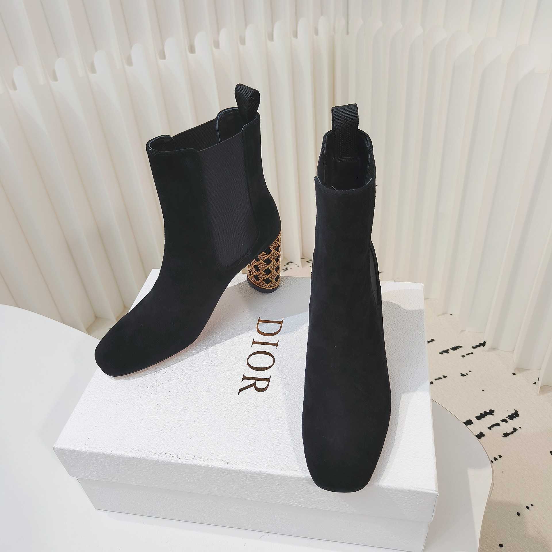 Dior Icon Heeled Ankle Boot - DesignerGu