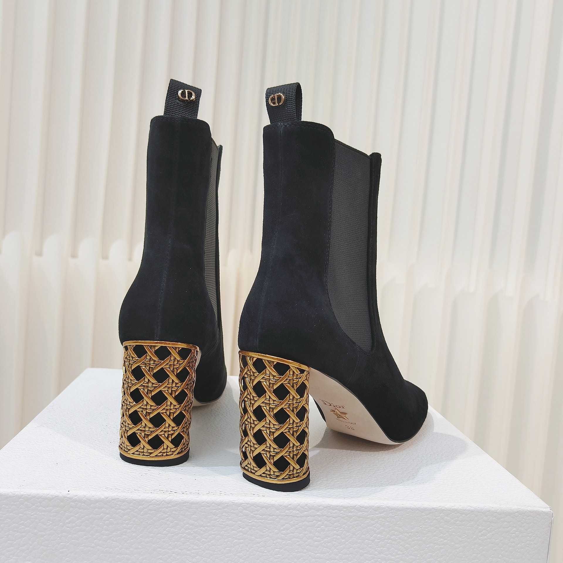 Dior Icon Heeled Ankle Boot - DesignerGu