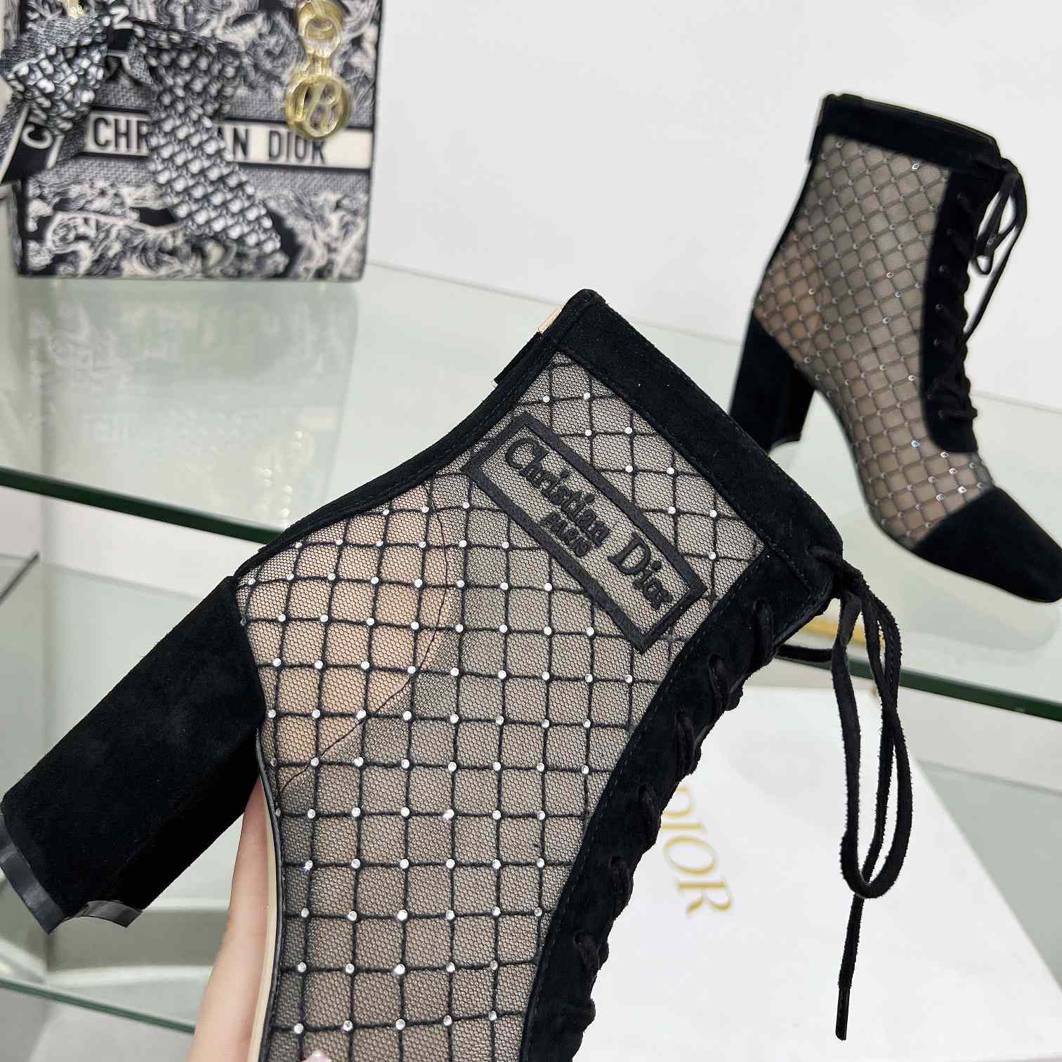 Dior Naughtily-D Heeled Ankle Boot - DesignerGu