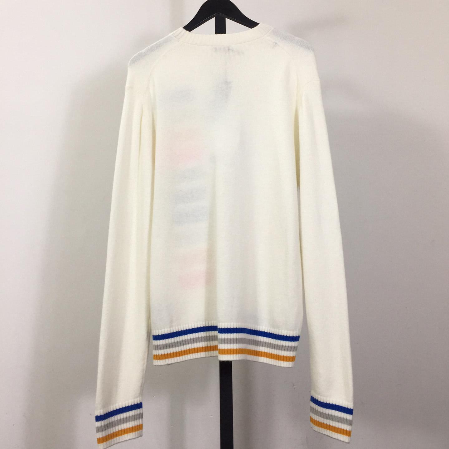 Dior Wool and Cashmere Intarsia Sweater - DesignerGu