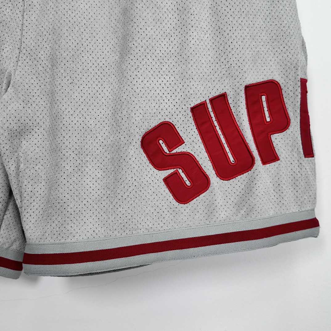 Supreme Ultra Suede Mesh Shorts - DesignerGu