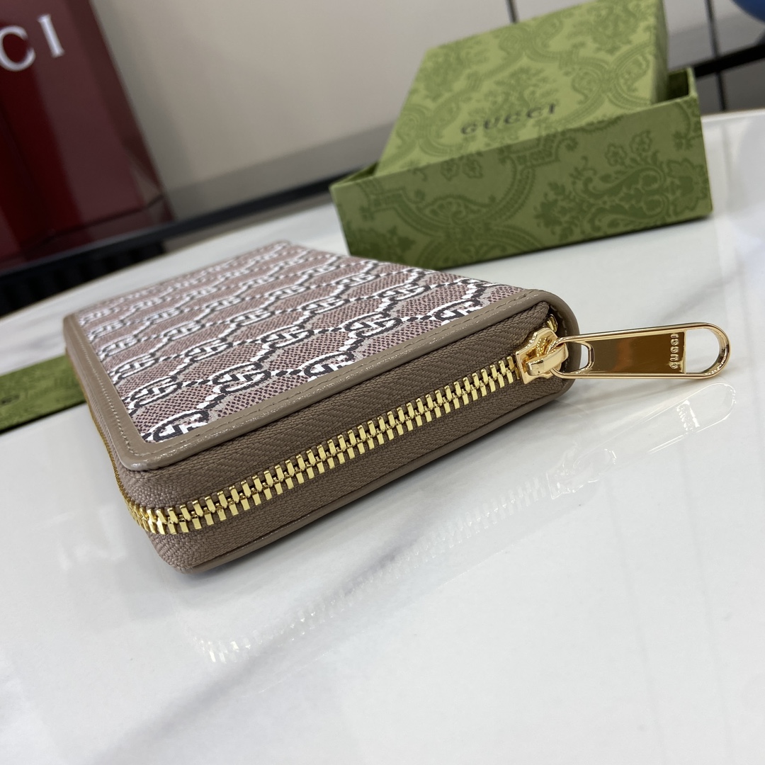 Gucci Zip-around Wallet With GG Shadow - DesignerGu