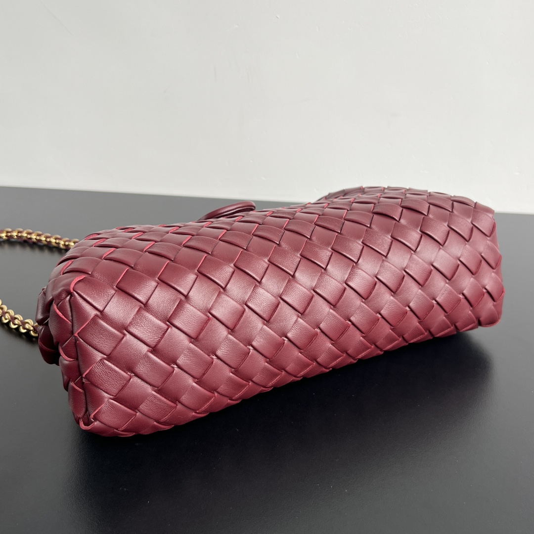 Bottega Veneta Teen Lauren 1980 With Chain   - DesignerGu