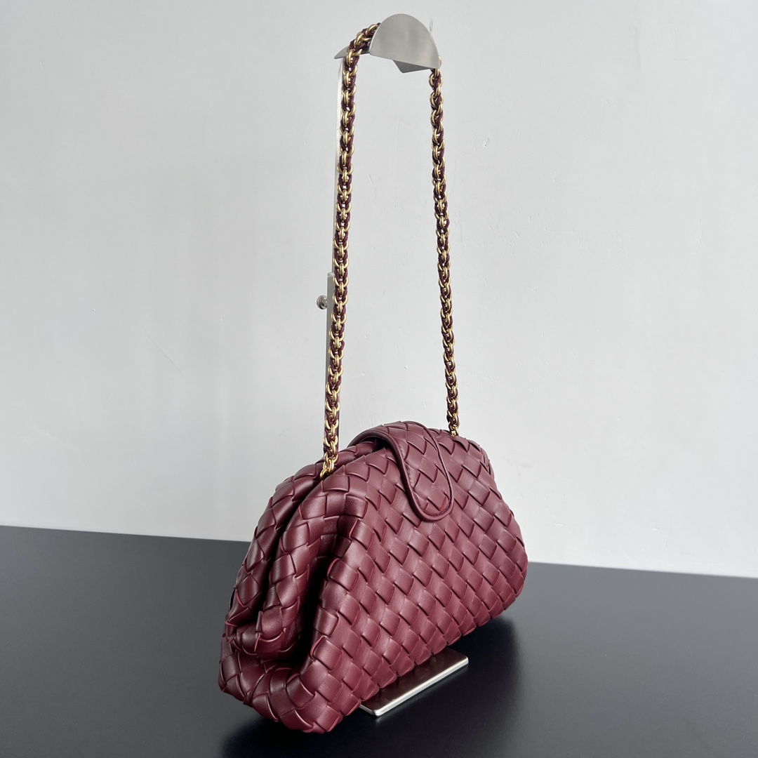 Bottega Veneta Teen Lauren 1980 With Chain   - DesignerGu