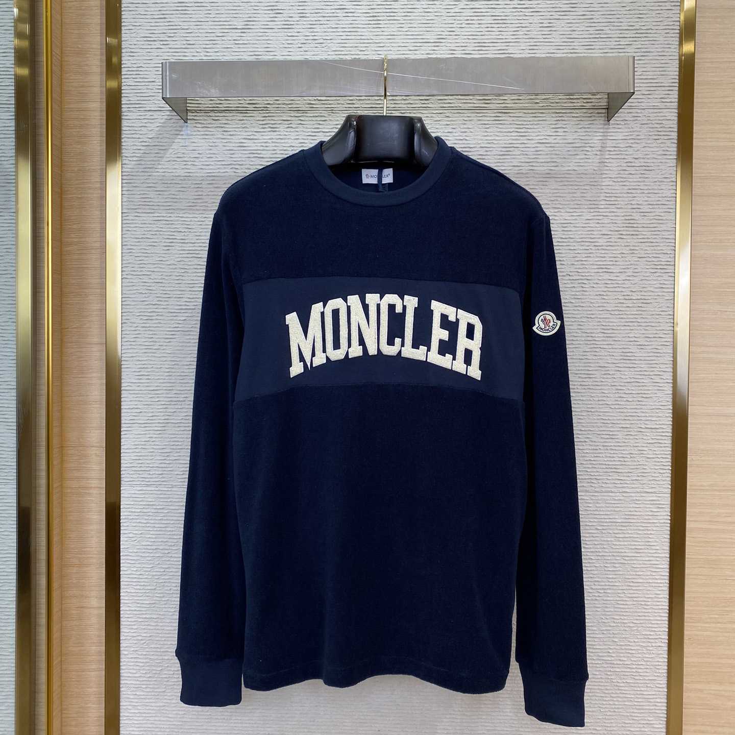 Moncler Embroidered Logo Sweatshirt - DesignerGu