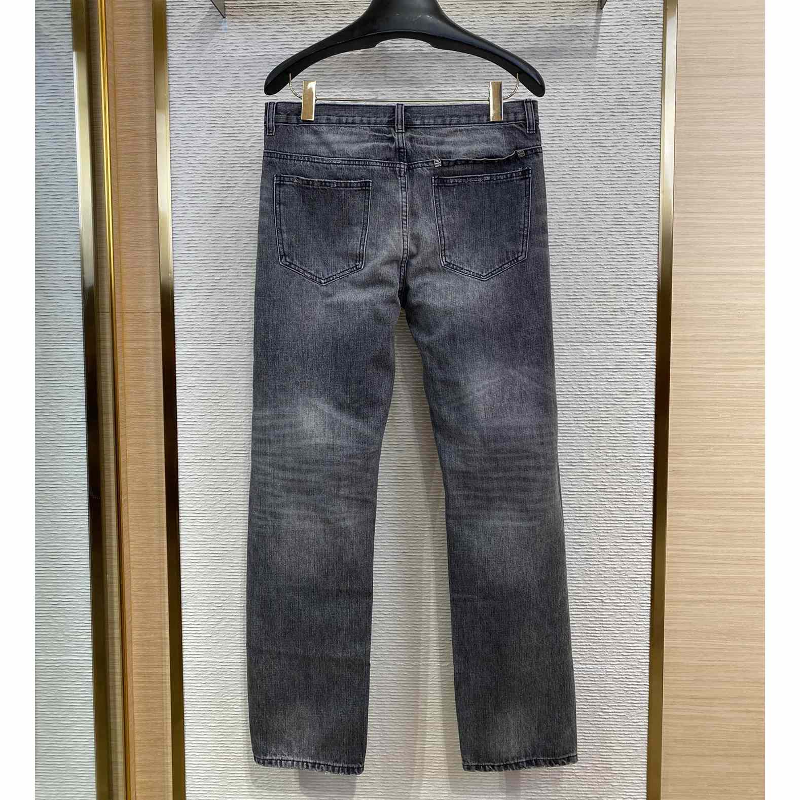 Givenchy Distressed Straight-leg Jeans - DesignerGu