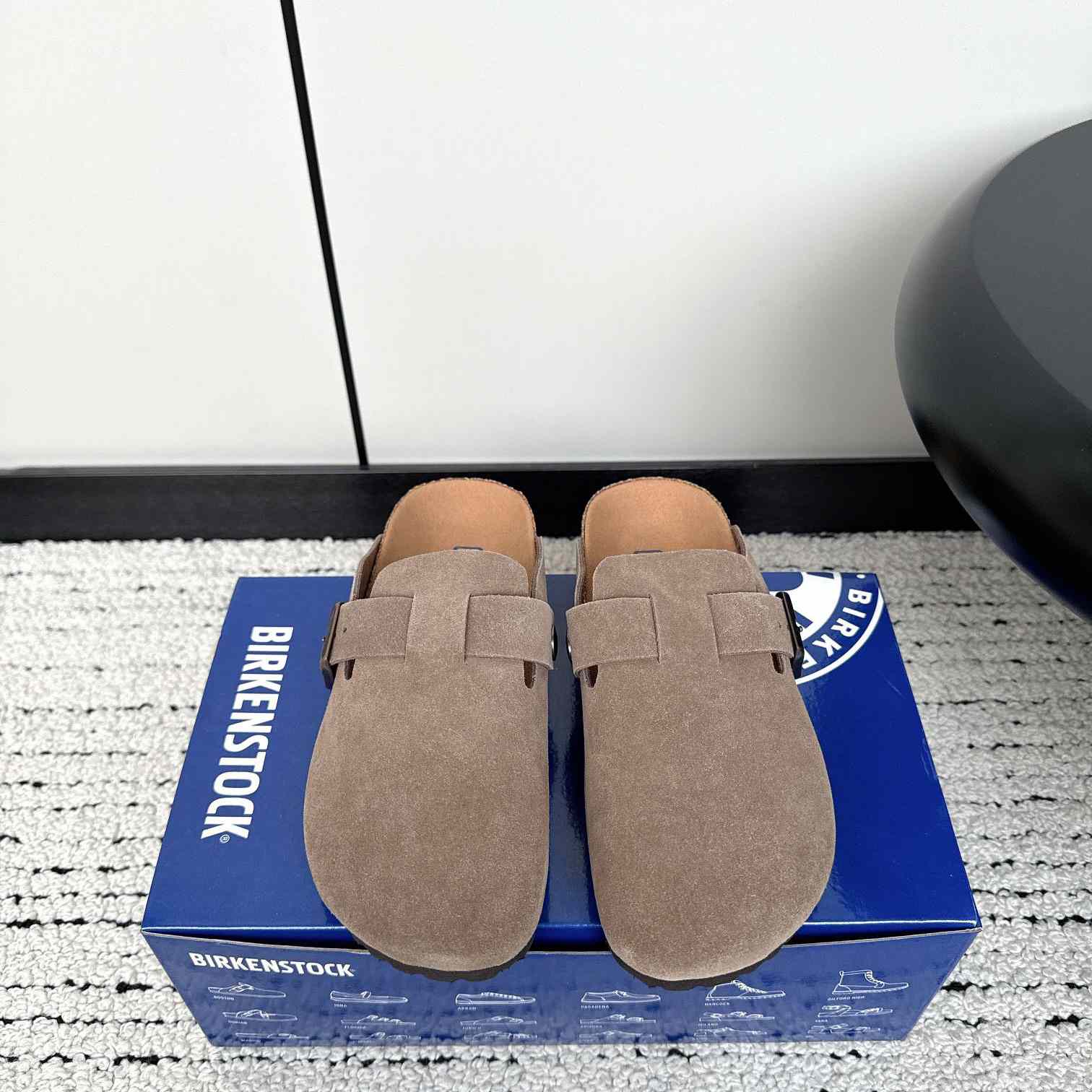 Birkenstock Boston Soft Footbed Suede Leather - DesignerGu