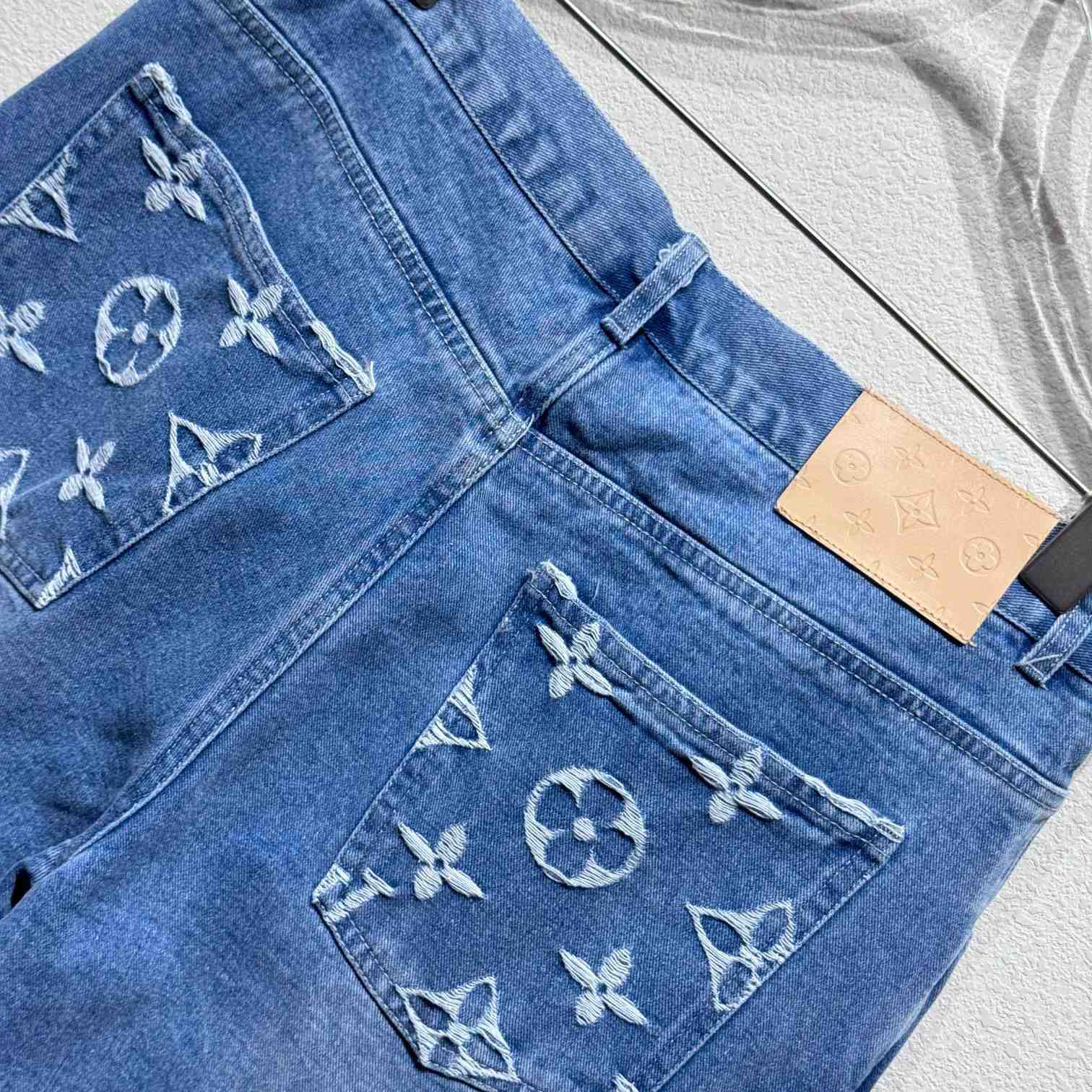 Louis Vuitton Monogram Denim Jeans - DesignerGu