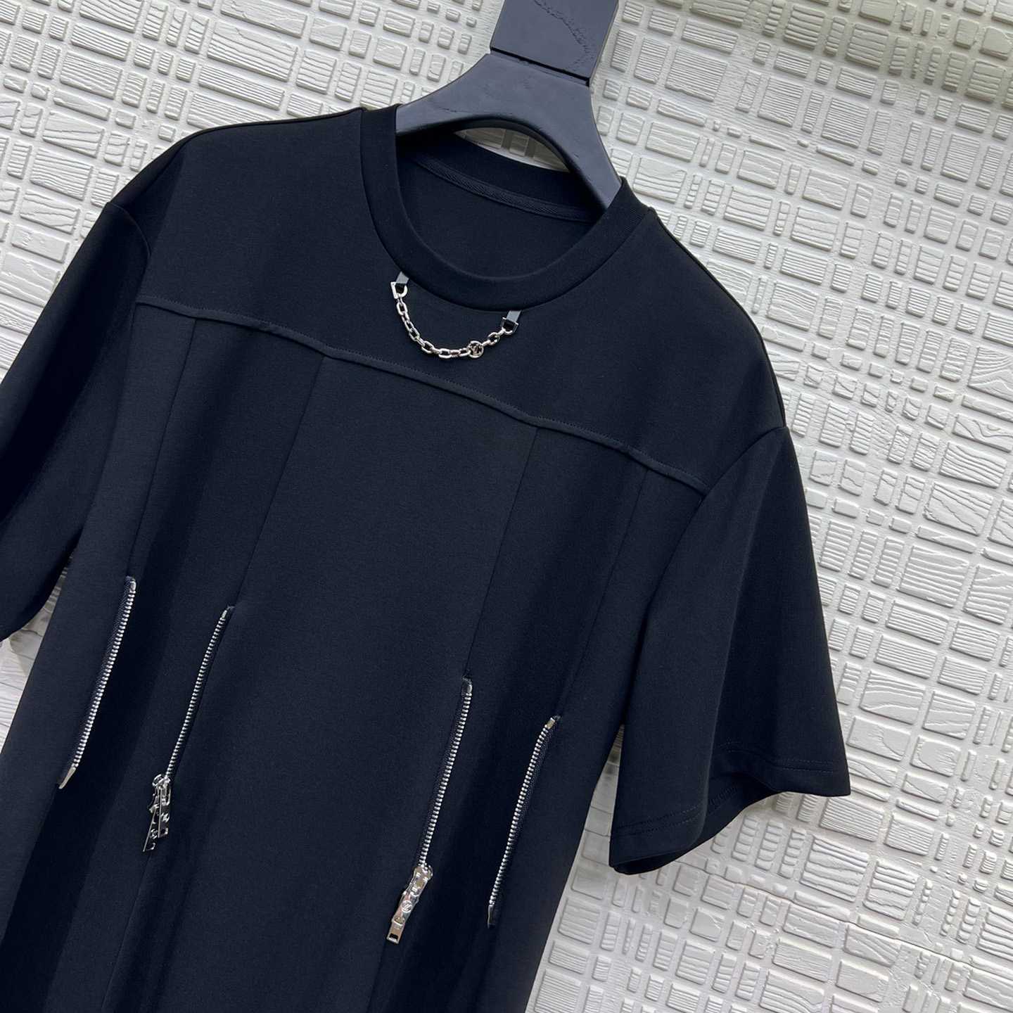 Louis Vuitton Zipper Waist T-Shirt Dress    1AGAJG - DesignerGu