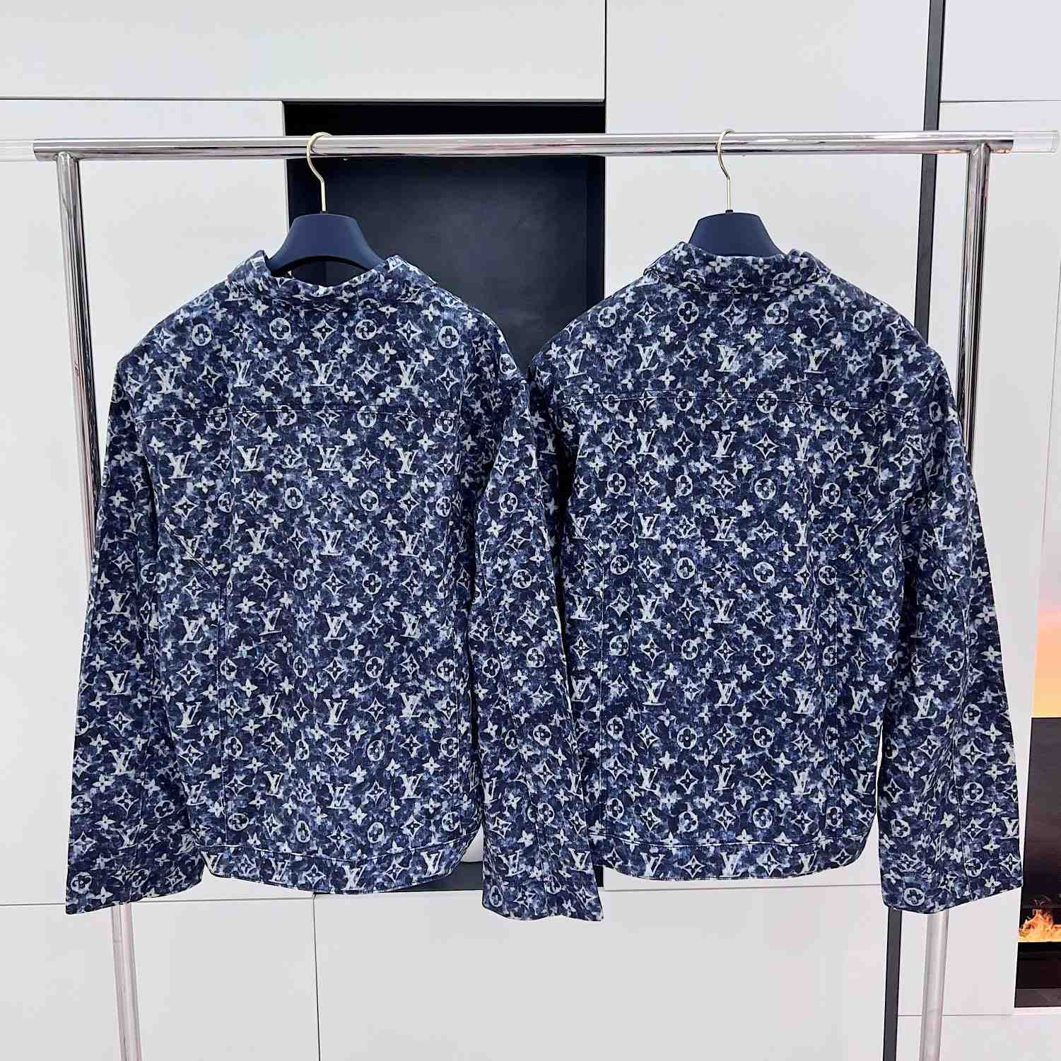 Louis Vuitton Monogram Printed Denim Jacket - DesignerGu