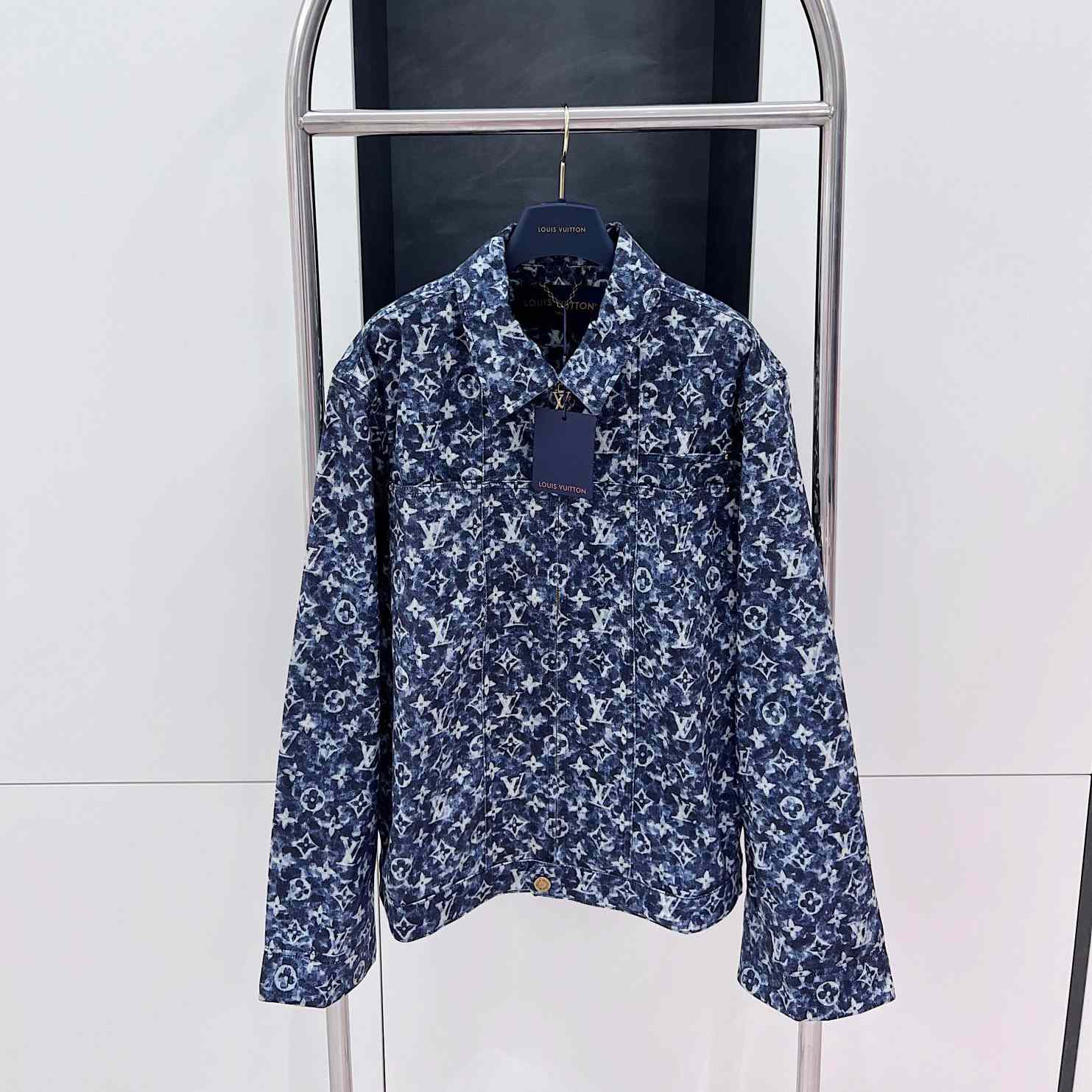 Louis Vuitton Monogram Printed Denim Jacket - DesignerGu