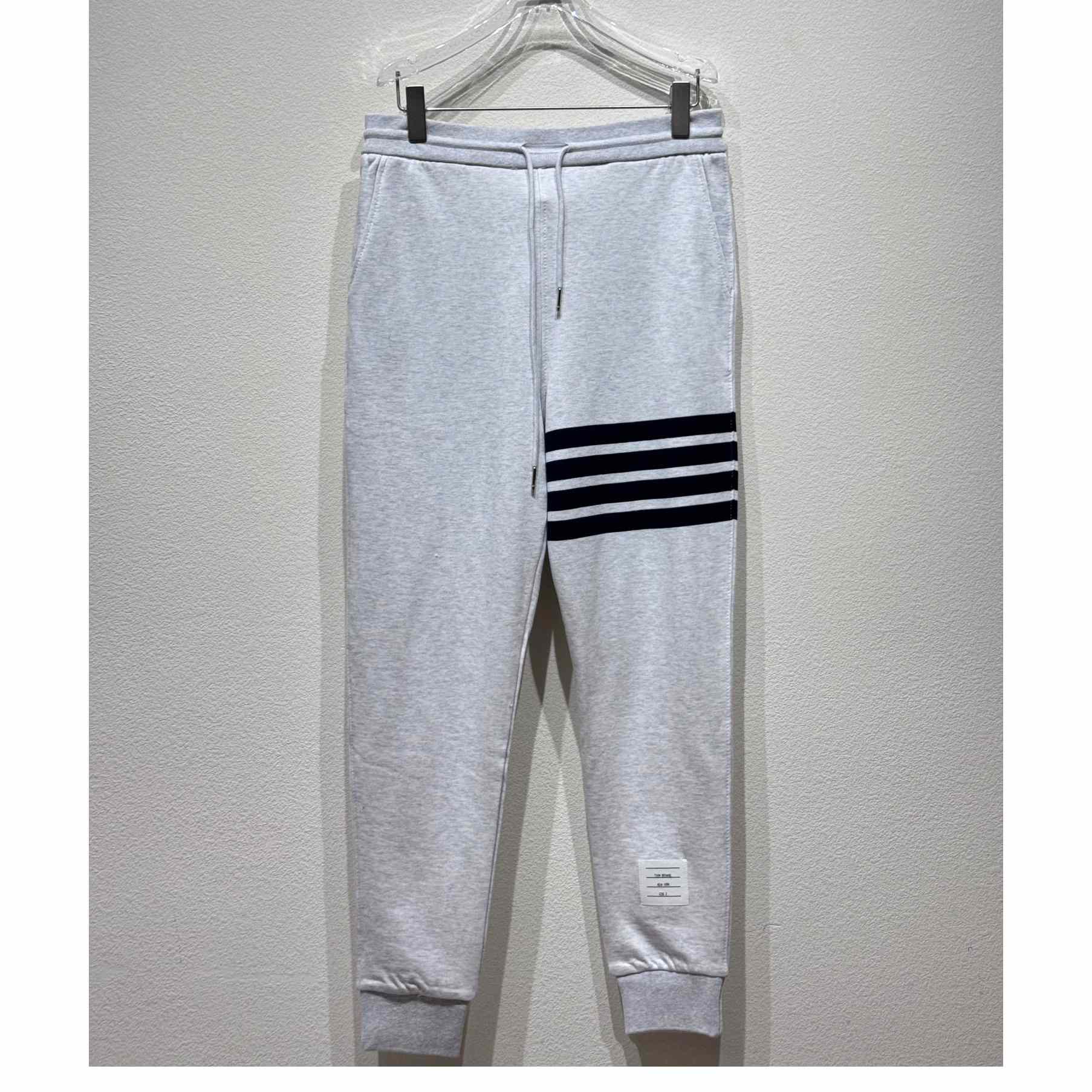 Thom Browne 4-Bar Cotton Track Pants - DesignerGu