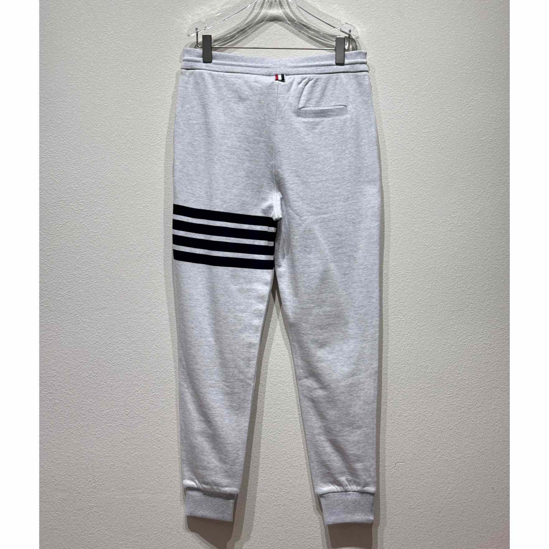 Thom Browne 4-Bar Cotton Track Pants - DesignerGu