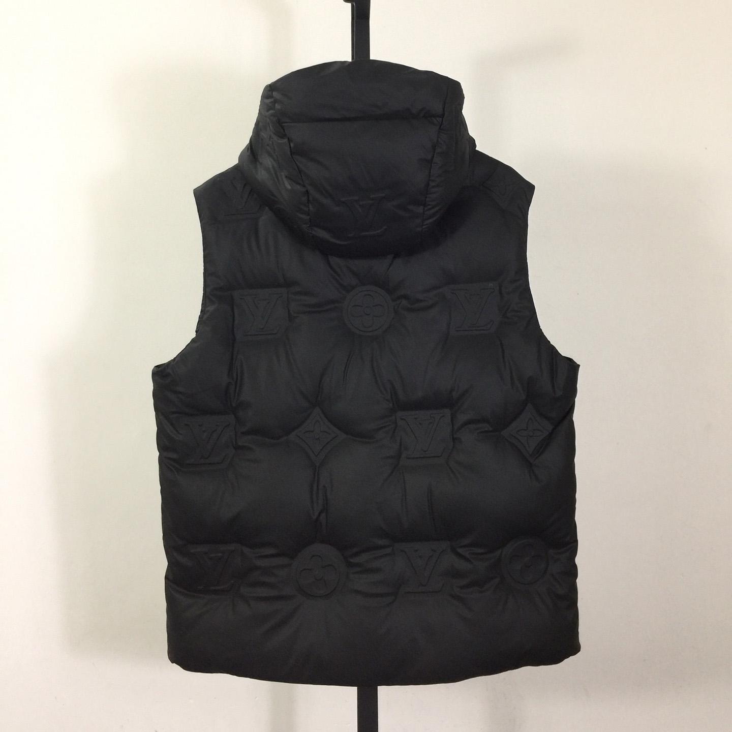 Louis Vuitton Monogram Boyhood Puffer Leather Gilet    - DesignerGu