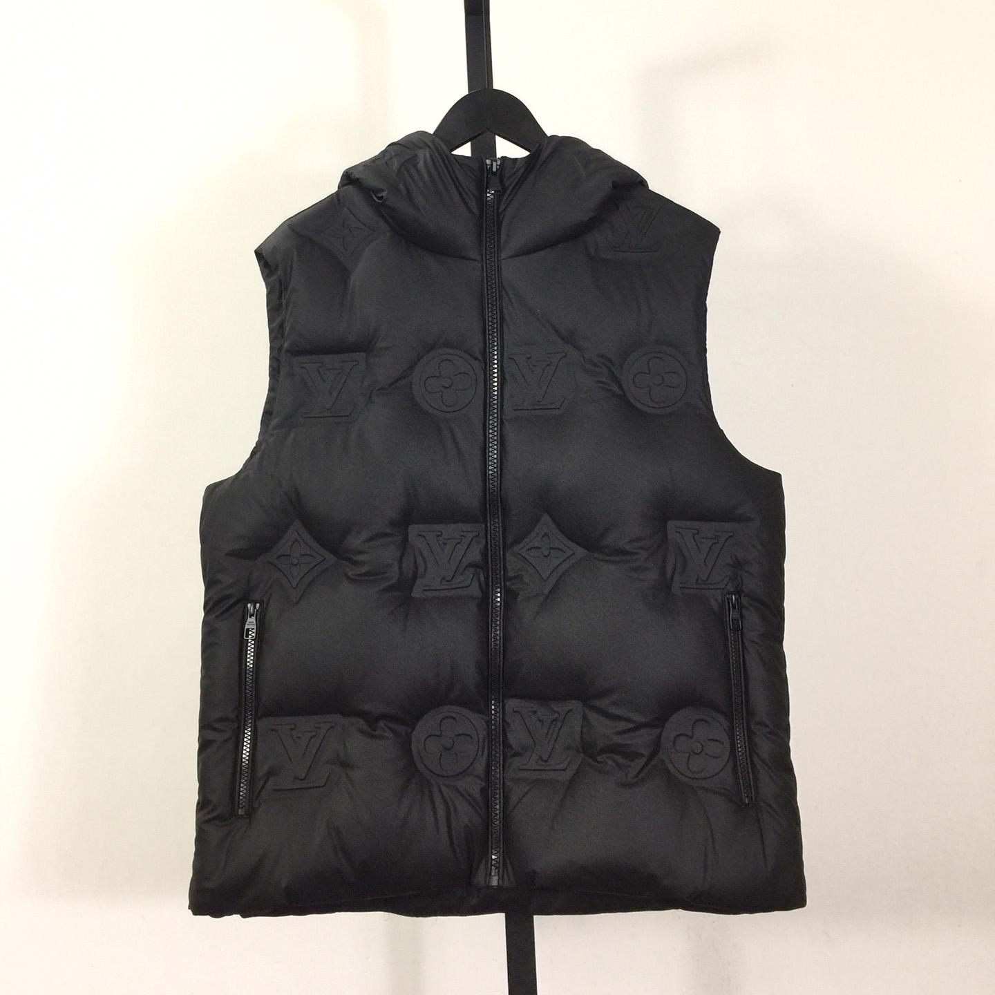 Louis Vuitton Monogram Boyhood Puffer Leather Gilet    - DesignerGu