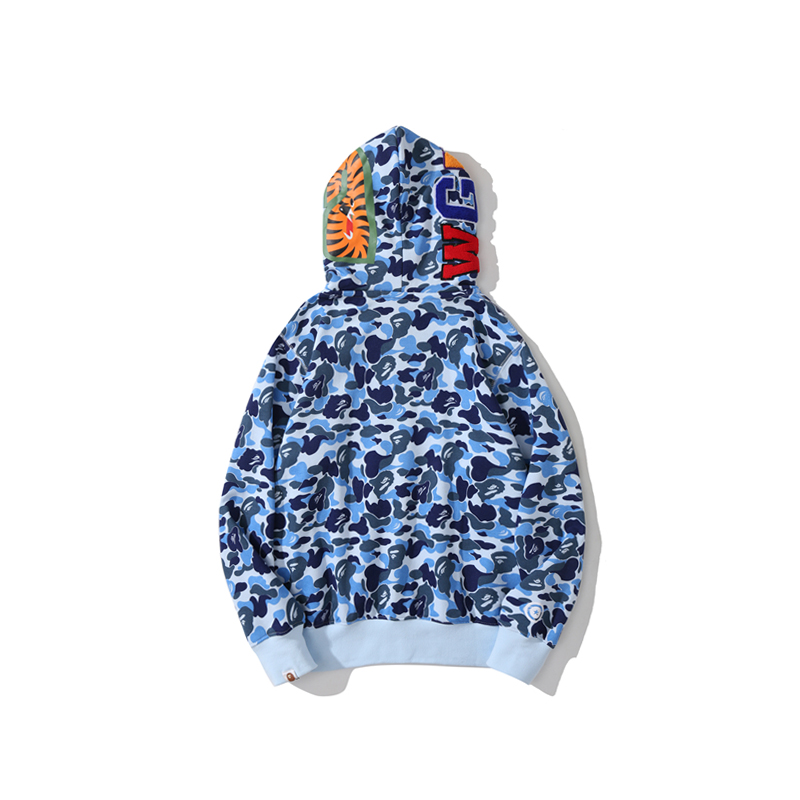 Bape Big ABC Camo Shark Full Zip Hoodie - DesignerGu