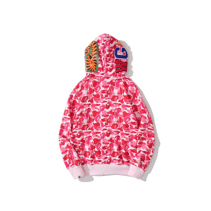 Bape Big ABC Camo Shark Full Zip Hoodie - DesignerGu