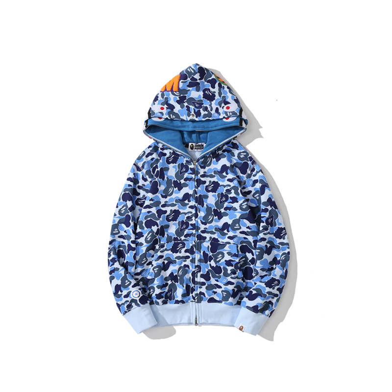 Bape Big ABC Camo Shark Full Zip Hoodie - DesignerGu