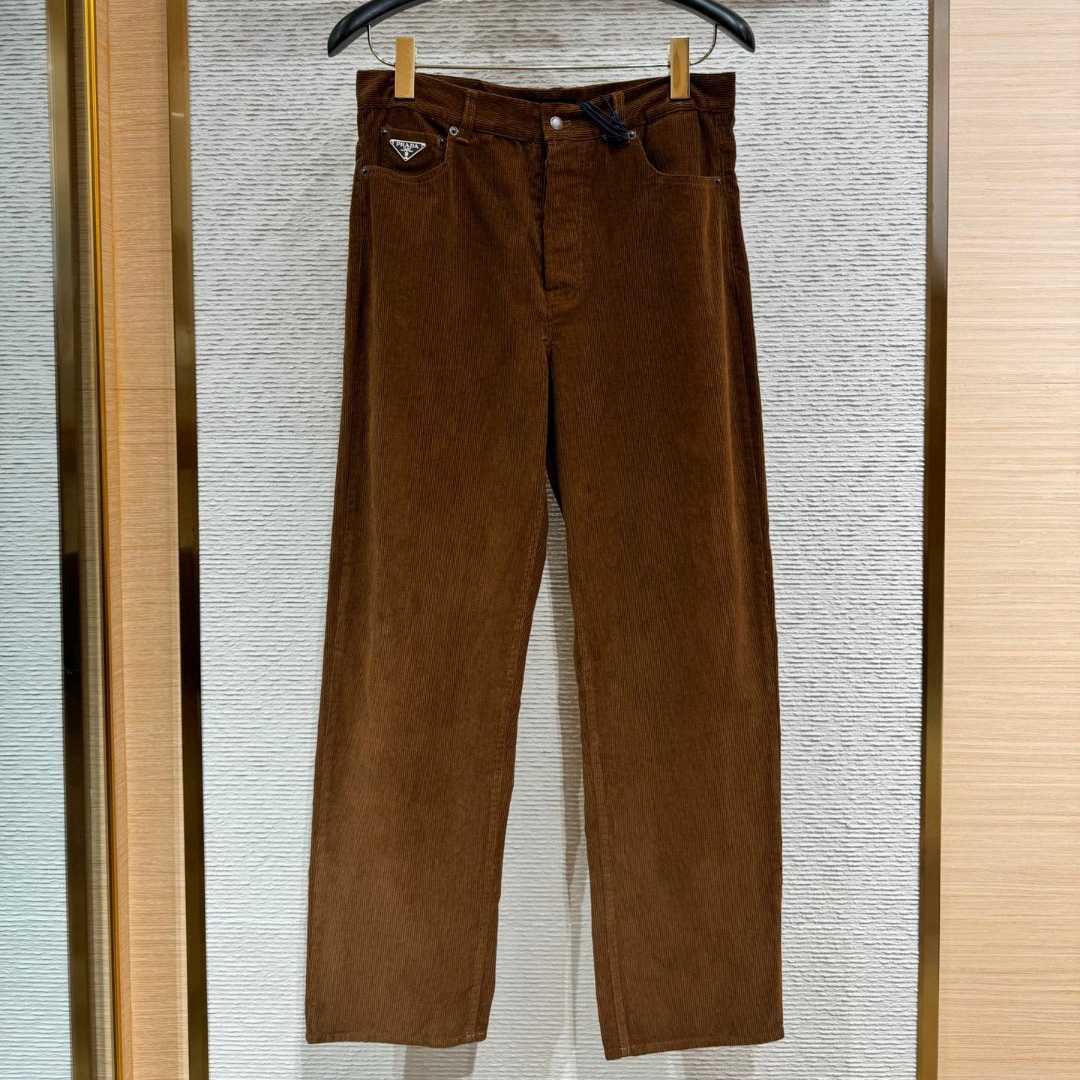 Prada Baggy Corduroy Pants - DesignerGu