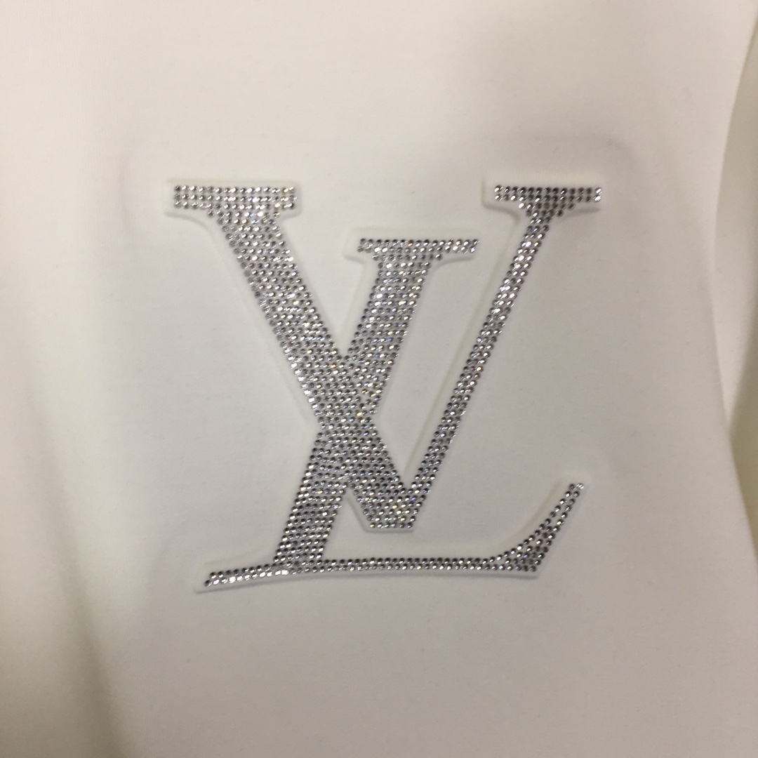 Louis Vuitton Logo Cotton T-shirt - DesignerGu