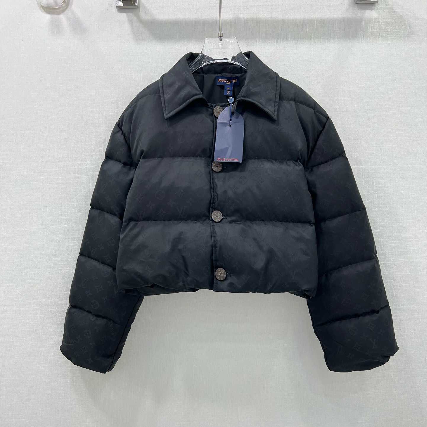 Louis Vuitton Cropped Monogram Puffer Jacket   1AFUIQ - DesignerGu