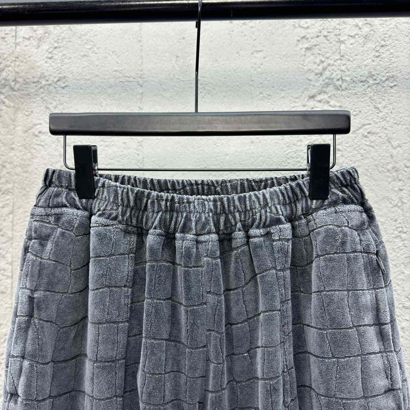 Alexander Wang Crocodile Jacquard Velour Track Pants - DesignerGu