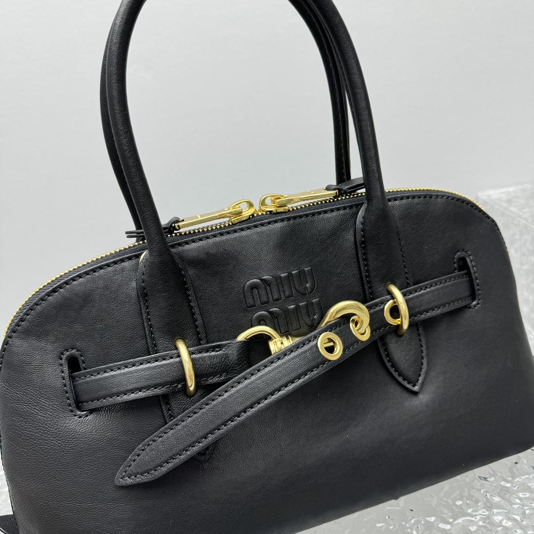 Miu Miu Aventure Nappa Leather Top-handle Bag - DesignerGu