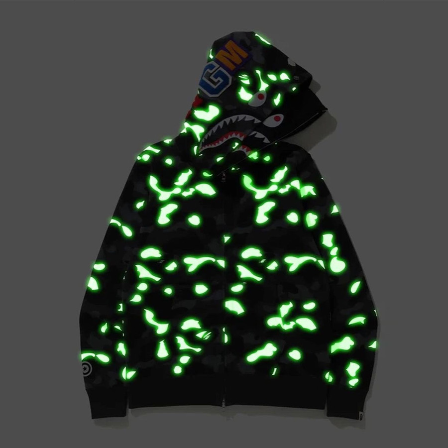 Bape City Camo Tiger Hoodie(glow in the dark) - DesignerGu