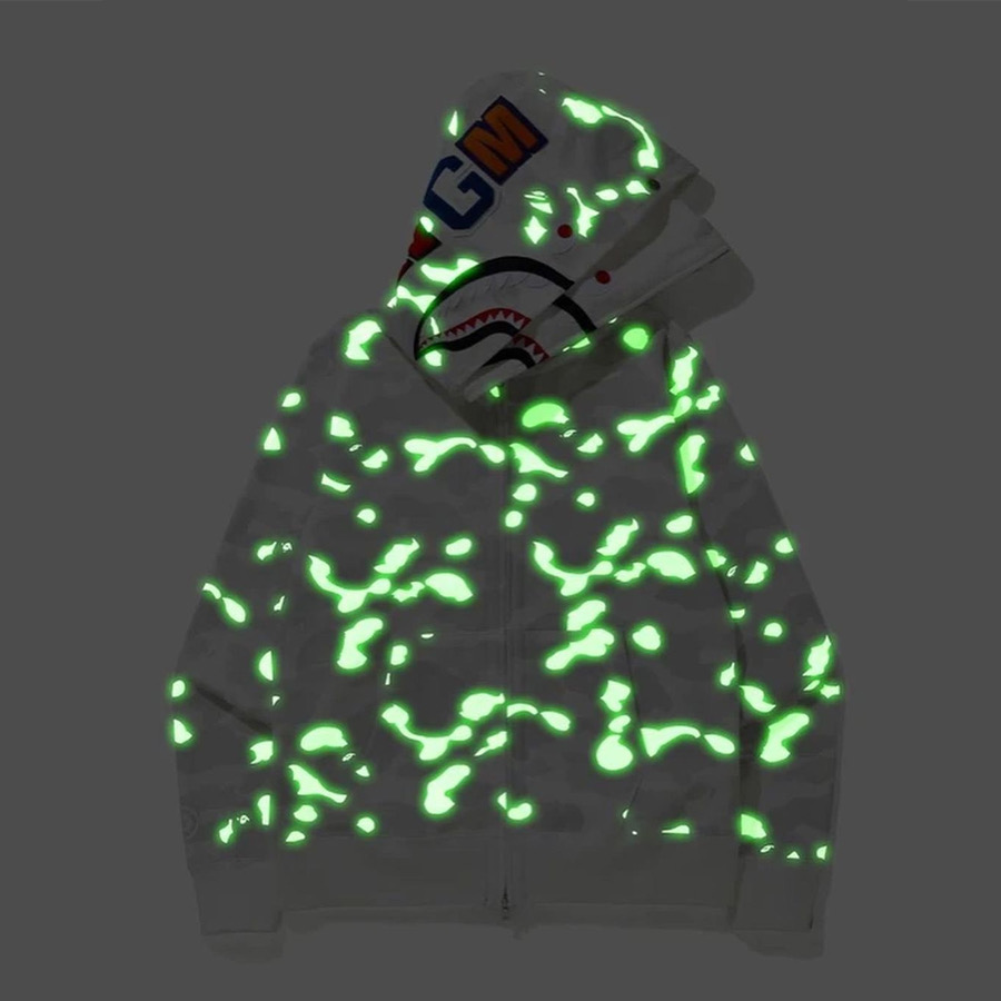 Bape City Camo Tiger Hoodie(glow in the dark) - DesignerGu