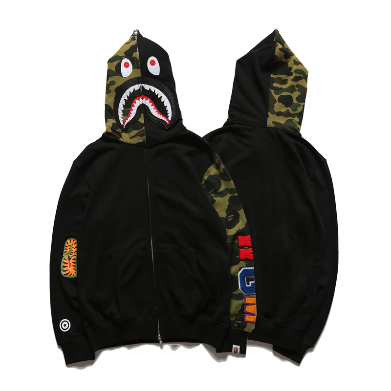 Bape Full Zip Double Hoodie - DesignerGu