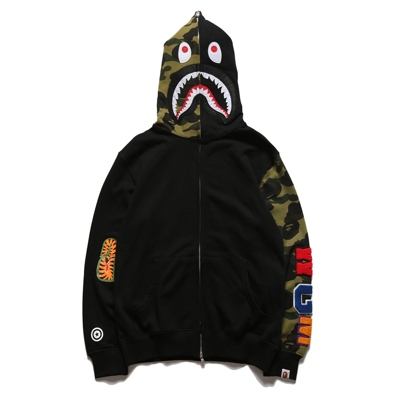 Bape Full Zip Double Hoodie - DesignerGu