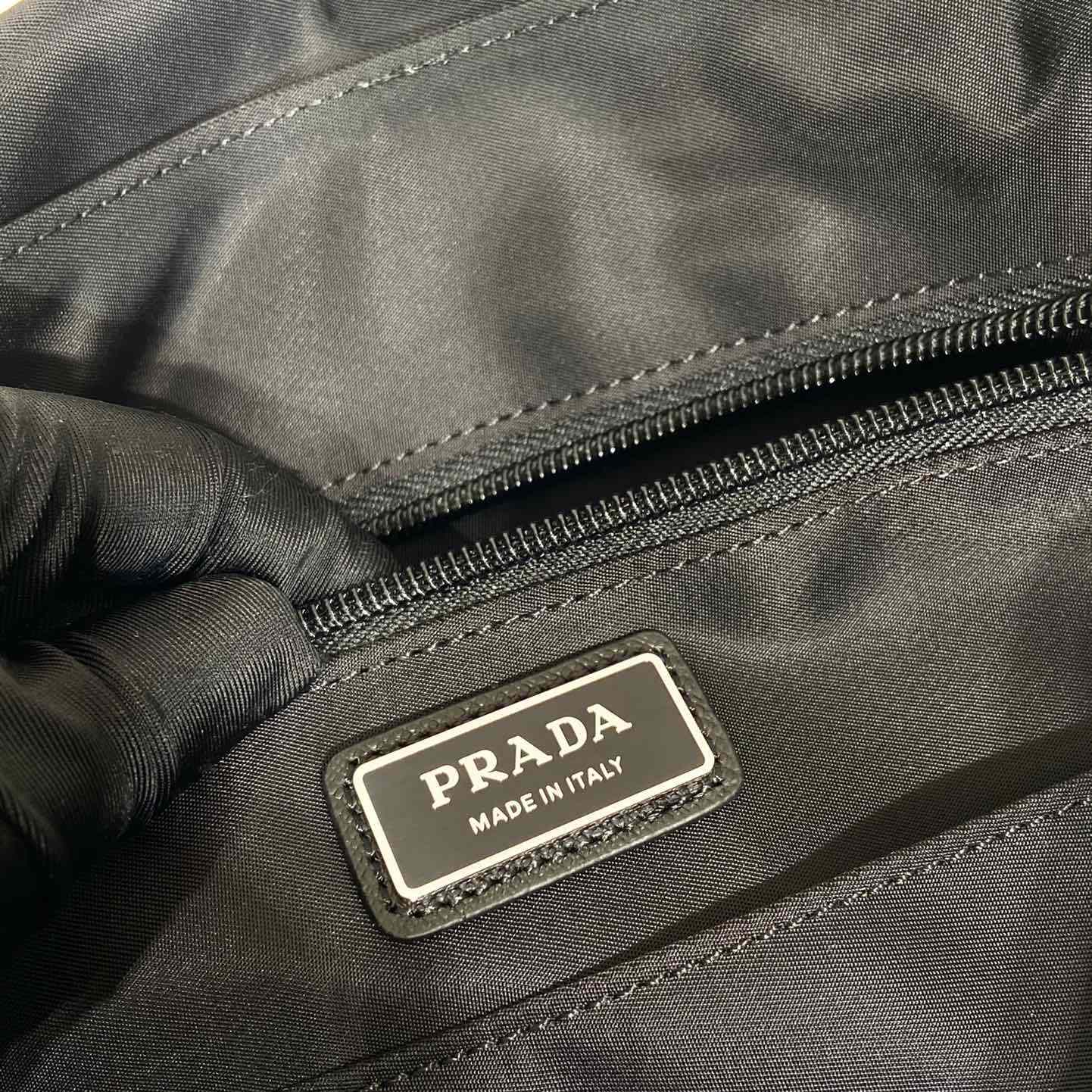 Prada Re-Nylon And Saffiano Leather Shoulder Bag - DesignerGu