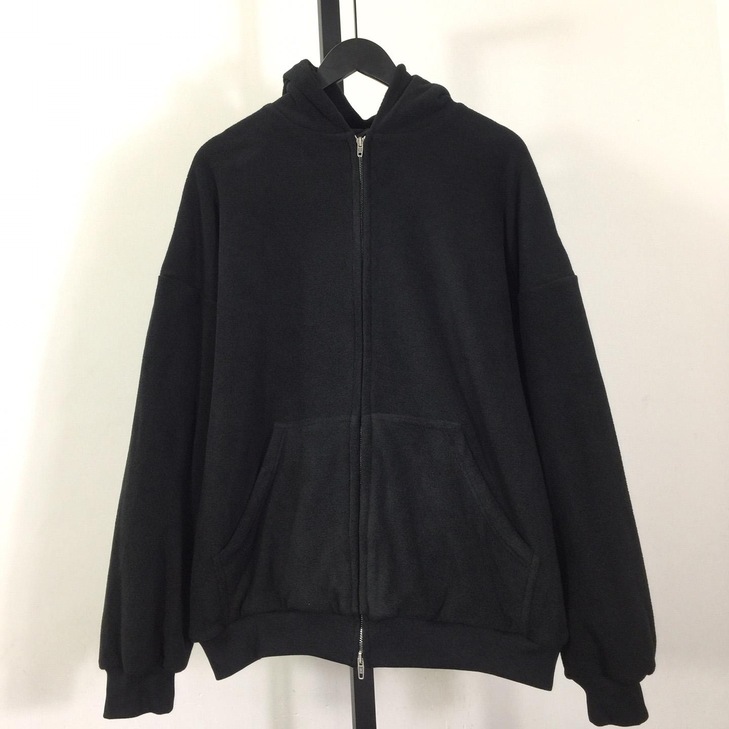 Balenciaga Pigalle Outerwear Zip-Up Hoodie In Black - DesignerGu