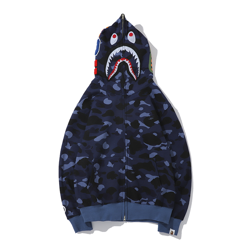 Bape Full Zip Double Hoodie - DesignerGu