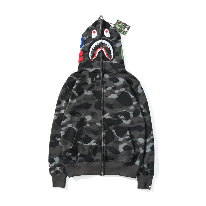 Bape Full Zip Double Hoodie - DesignerGu