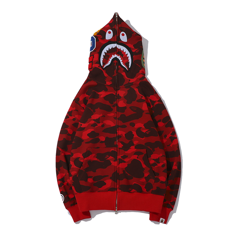 Bape Full Zip Double Hoodie - DesignerGu