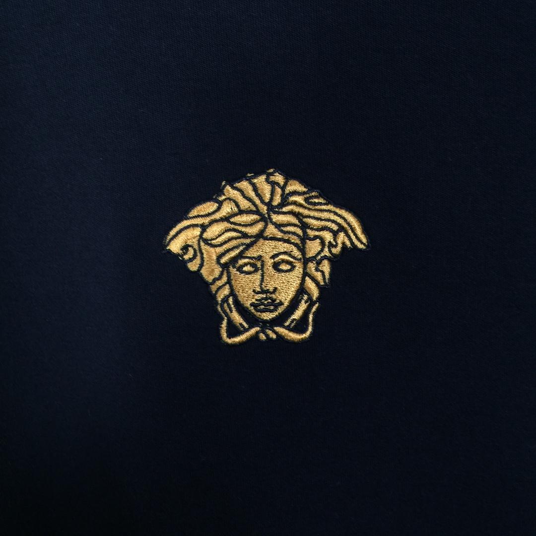 Versace Logo Long Sleeve Tee - DesignerGu