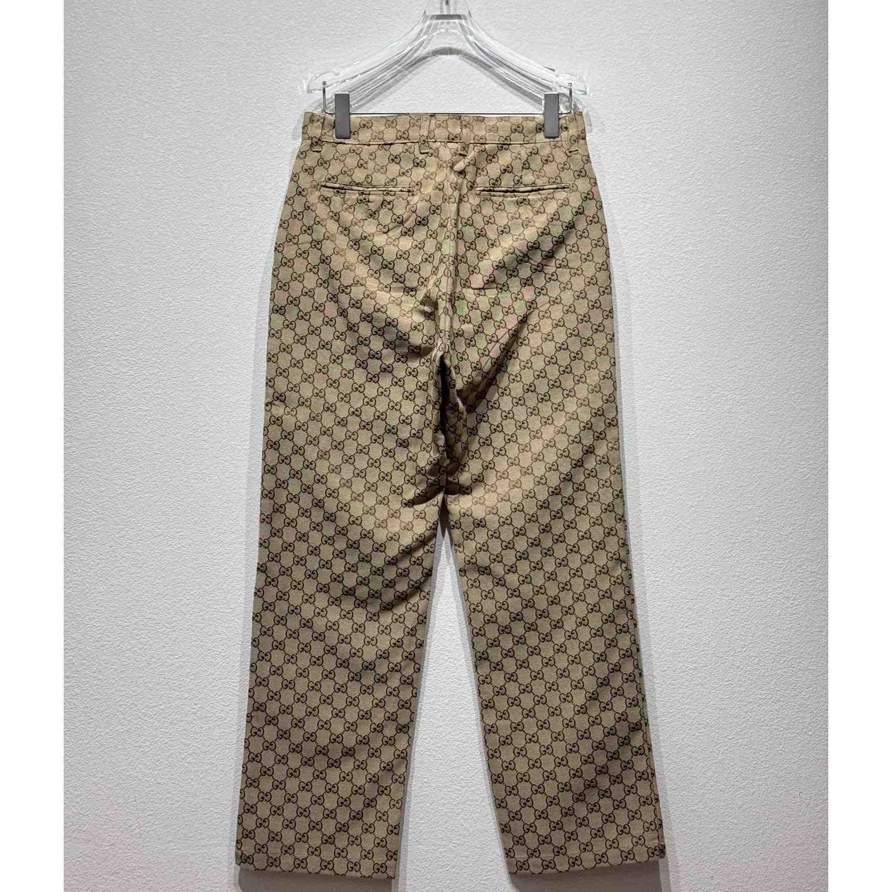 Gucci GG Canvas Trousers - DesignerGu