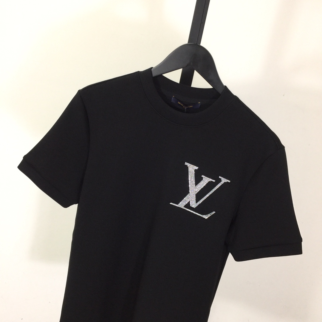 Louis Vuitton Logo Cotton T-shirt - DesignerGu