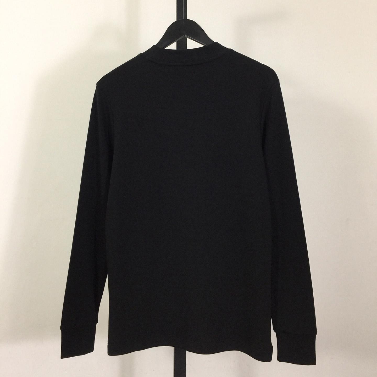 Hermes Logo Long Sleeve Tee - DesignerGu