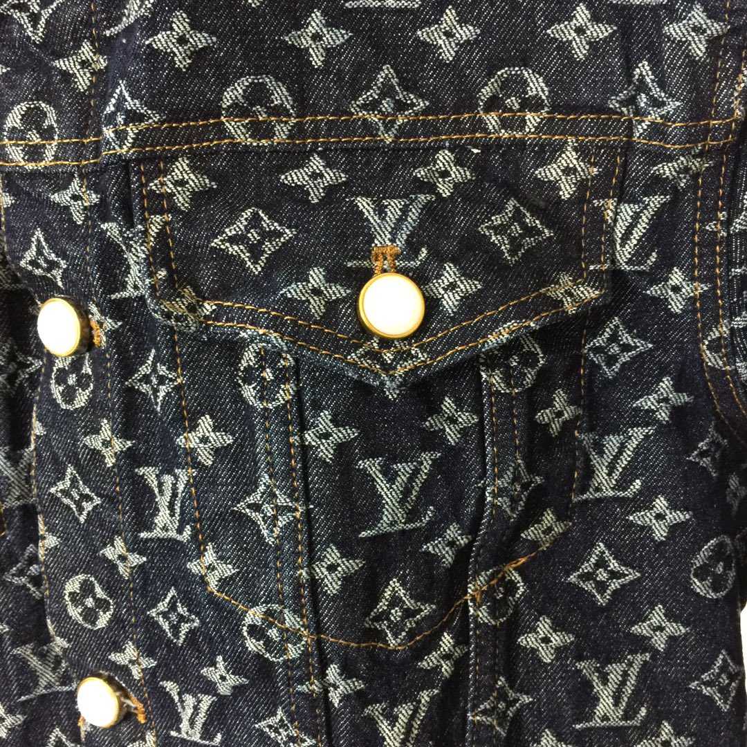 Louis Vuitton Monogram Jacquard Denim Jacket   1AFWWV - DesignerGu