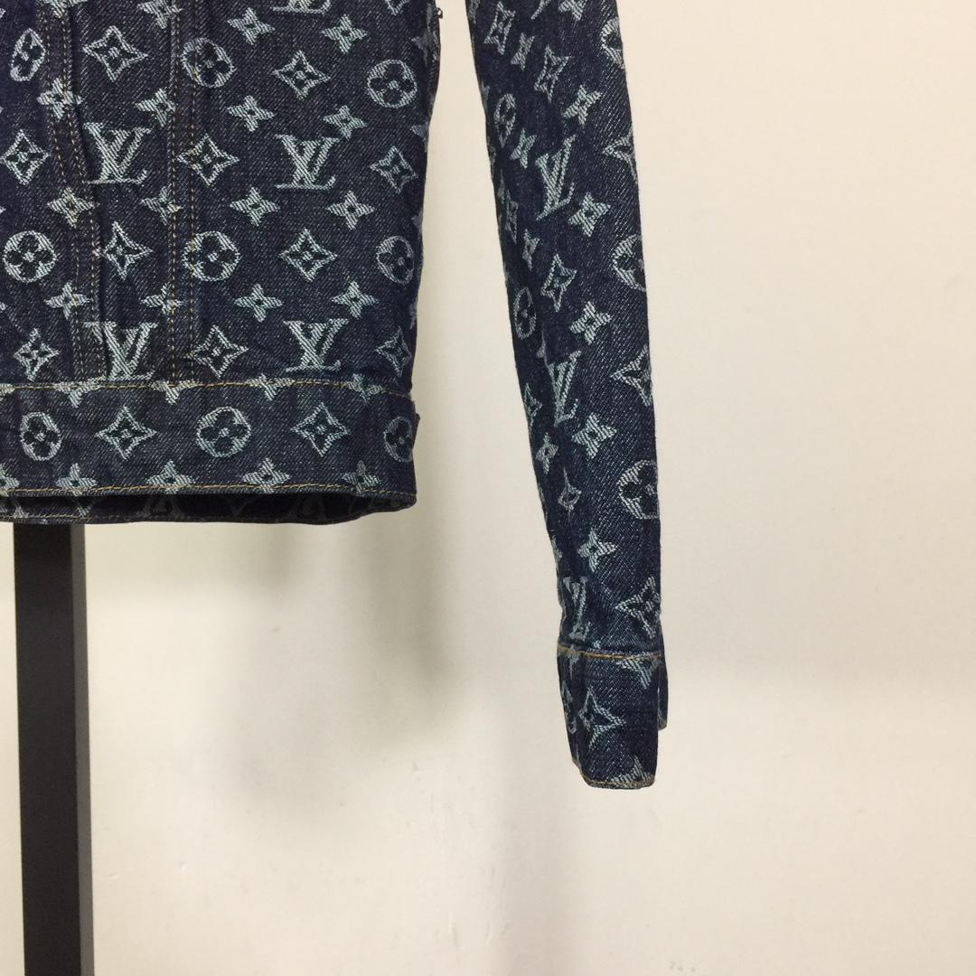 Louis Vuitton Monogram Jacquard Denim Jacket   1AFWWV - DesignerGu