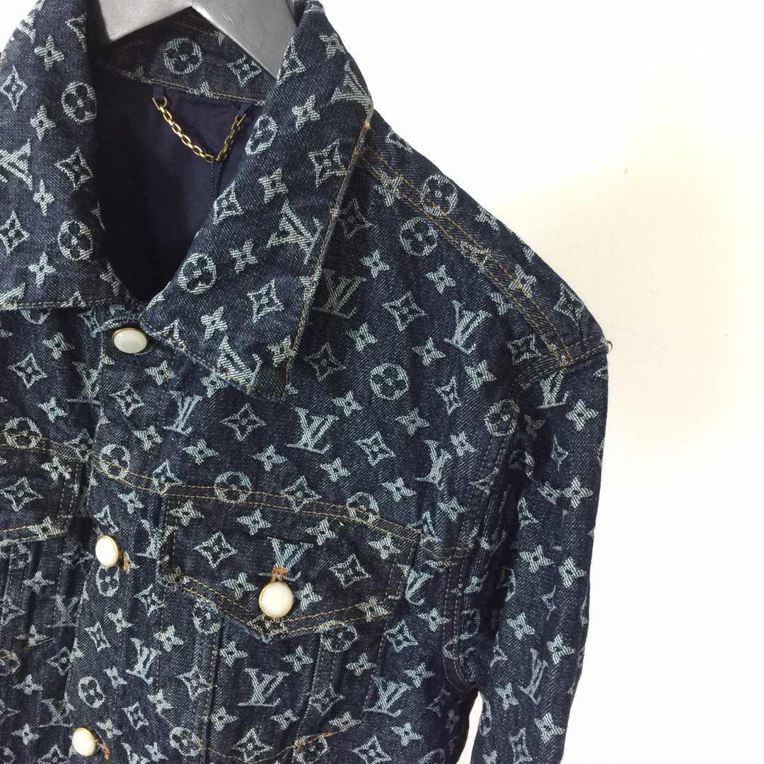 Louis Vuitton Monogram Jacquard Denim Jacket   1AFWWV - DesignerGu