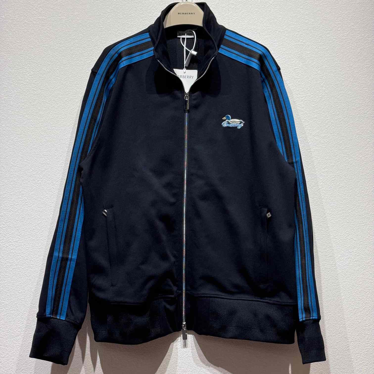 Burberry Striped Jersey Track Jacket - DesignerGu