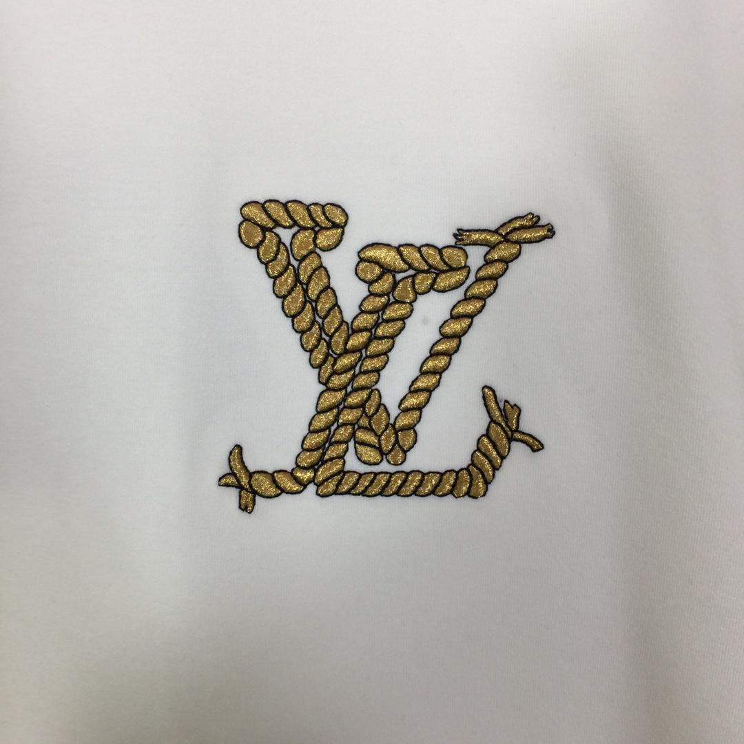 Louis Vuitton Logo Long Sleeve Tee - DesignerGu