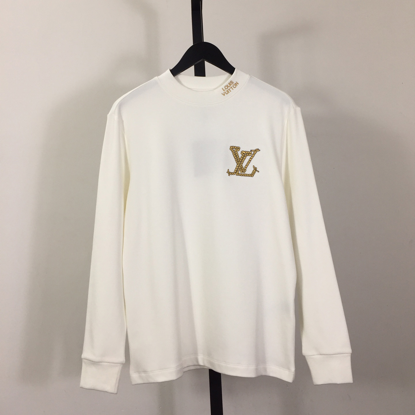 Louis Vuitton Logo Long Sleeve Tee - DesignerGu