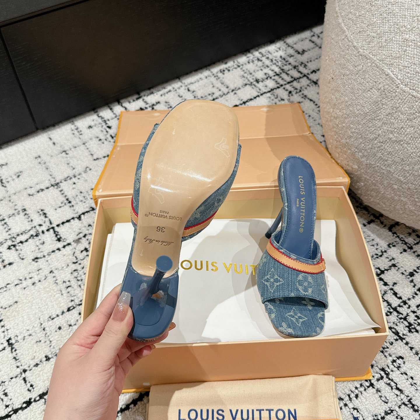 Louis Vuitton Neo Revival Mule   - DesignerGu