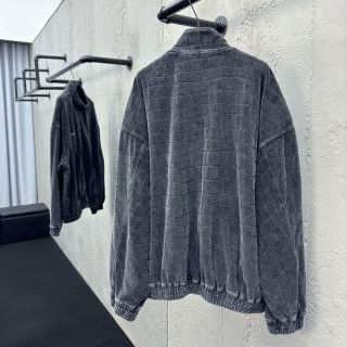 Alexander Wang Crocodile Jacquard Velour Track Jacket - DesignerGu