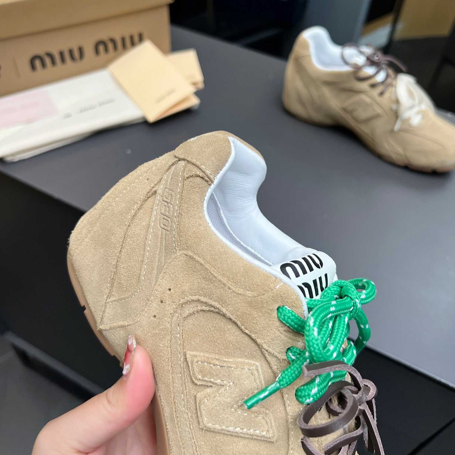 Miu Miu x New Balance 530 Sneakers - DesignerGu